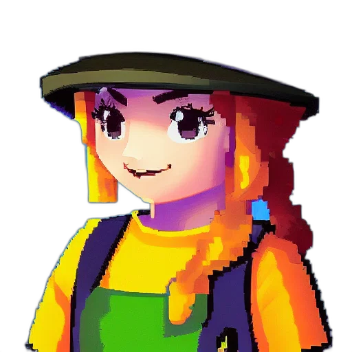 hat, staff, face, jacket transparent PNG cut-out