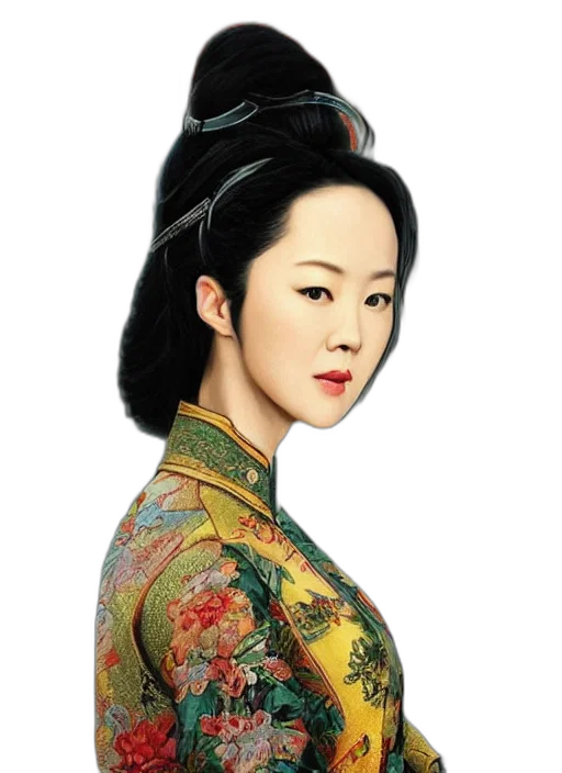 staff, dress, face, dragon transparent PNG cut-out