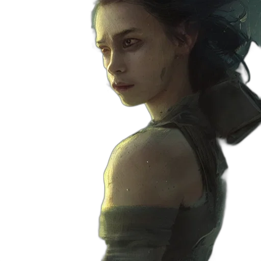 face, dress, robot, creature transparent PNG cut-out