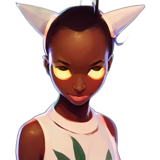 staff, face, mask, creature transparent PNG cut-out