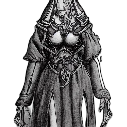 dress, staff, mask, jewelry transparent PNG cut-out