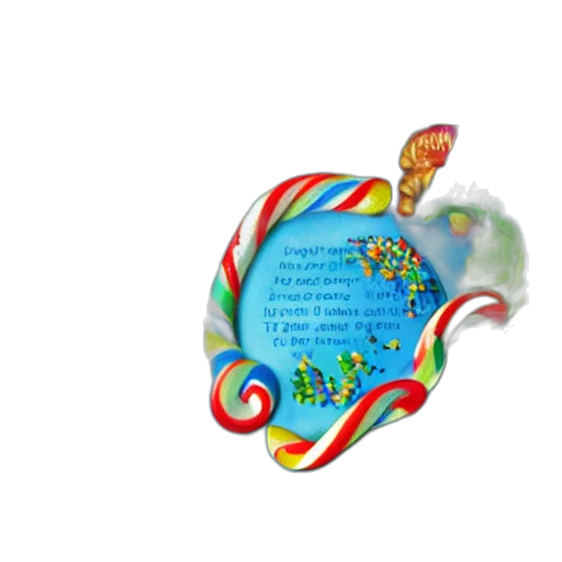 umbrella, jewelry, 3d render, earth transparent PNG cut-out
