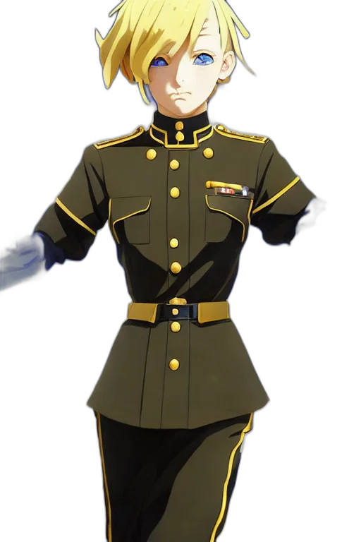 staff, jacket, weapon, robot transparent PNG cut-out
