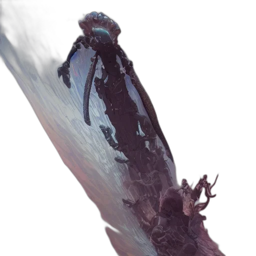 dragon, sword, creature, weapon transparent PNG cut-out