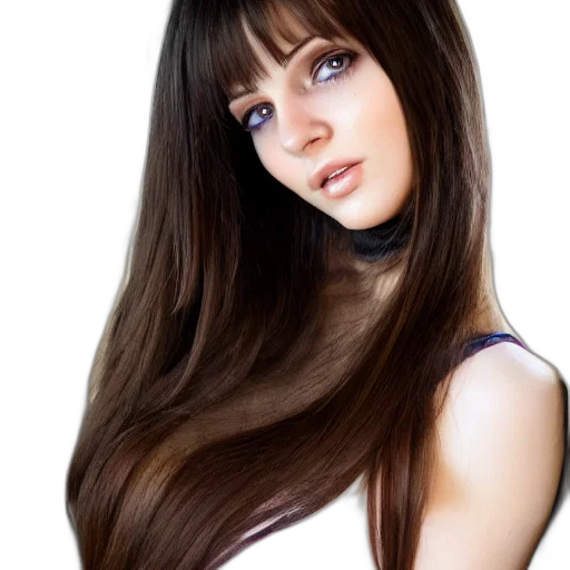 hair, photorealistic, anime, fantasy art transparent PNG cut-out