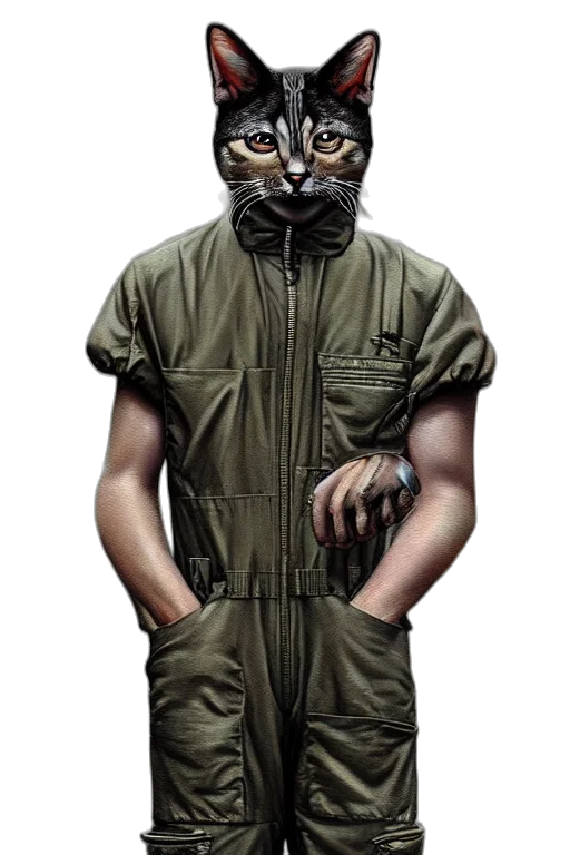 mask, jacket, animal, creature transparent PNG cut-out