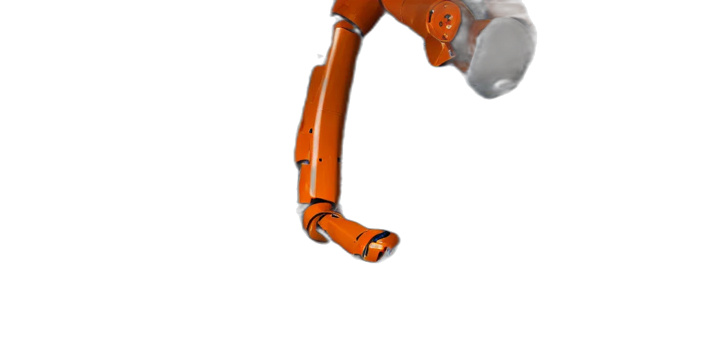 robot, staff, weapon, 3d render transparent PNG cut-out