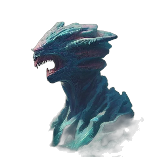 dragon, creature, face, mask transparent PNG cut-out