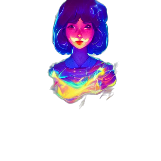 face, mask, dress, hair transparent PNG cut-out
