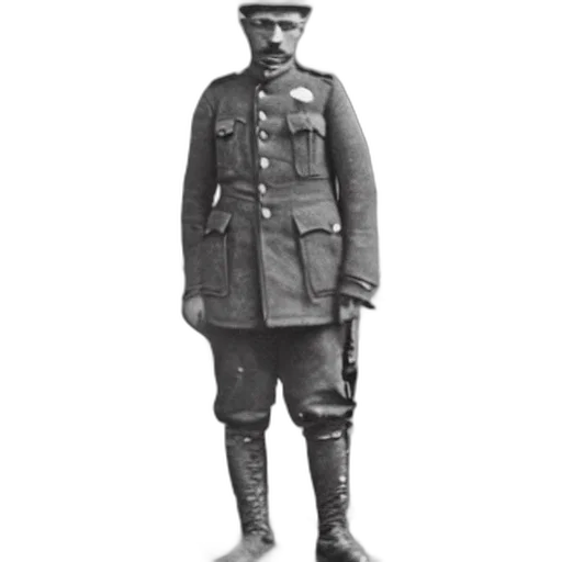 staff, jacket, hat, face transparent PNG cut-out