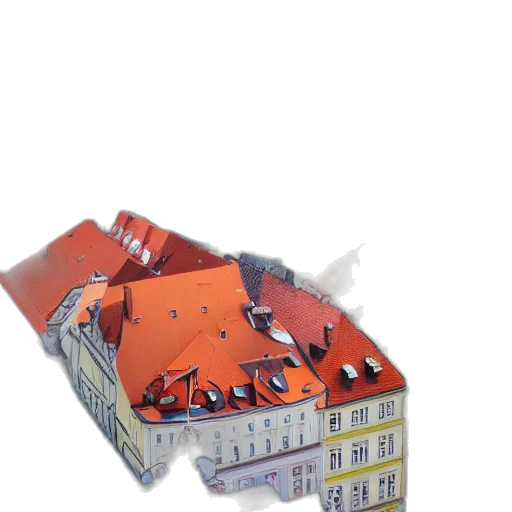 building, umbrella, shoes, robot transparent PNG cut-out