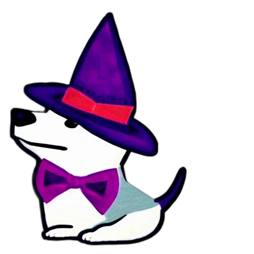 hat, staff, animal, pixel art transparent PNG cut-out