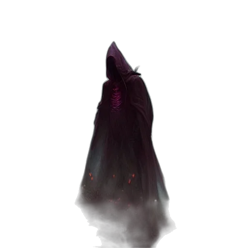mask, dress, creature, staff transparent PNG cut-out