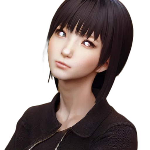 face, staff, jewelry, hair transparent PNG cut-out