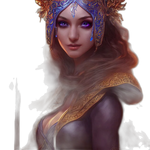 crown, jewelry, face, staff transparent PNG cut-out