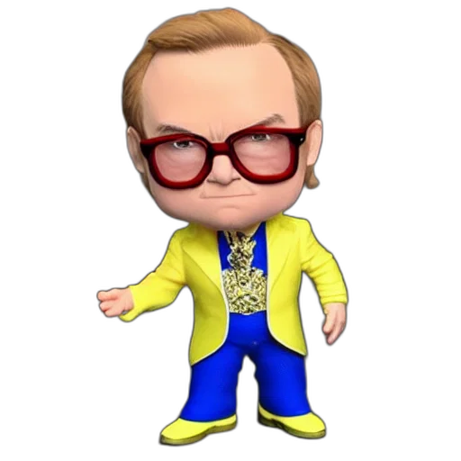 jacket, staff, cartoon, 3d render transparent PNG cut-out