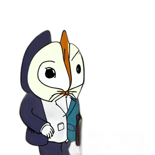 staff, jacket, robot, weapon transparent PNG cut-out