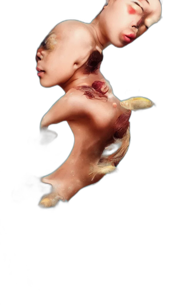 creature, hair, animal, dragon transparent PNG cut-out