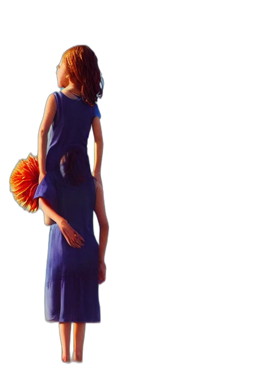 dress, umbrella, flower, jewelry transparent PNG cut-out