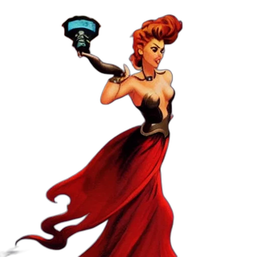staff, dress, concept art, comic book art transparent PNG cut-out