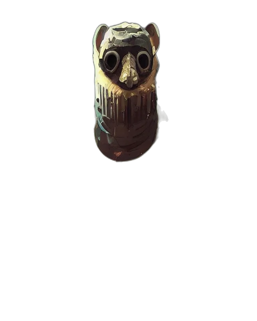 bottle, mask, animal, staff transparent PNG cut-out