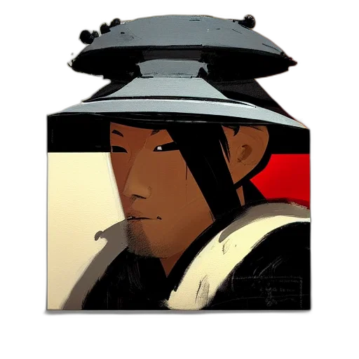 hat, face, weapon, robot transparent PNG cut-out
