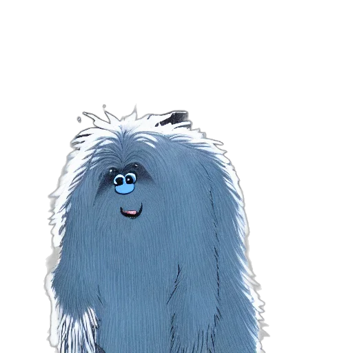 creature, animal, hair, staff transparent PNG cut-out