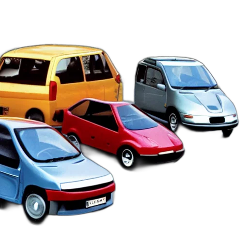 car, 3d render, photorealistic, evolution transparent PNG cut-out