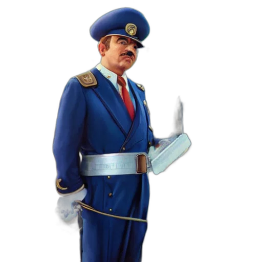 staff, weapon, jacket, face transparent PNG cut-out