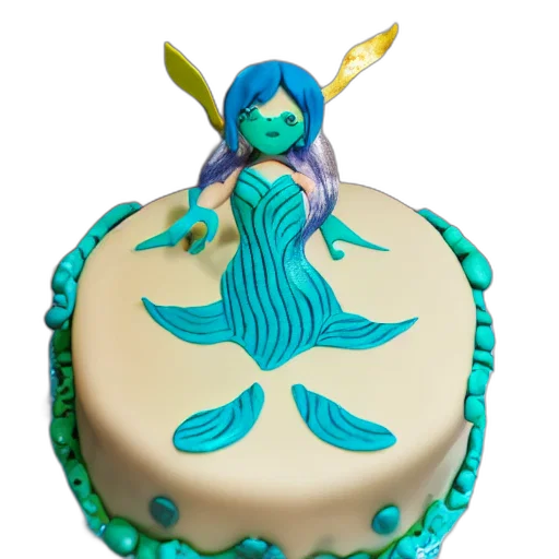 3d render, underwater, angry, mermaid transparent PNG cut-out