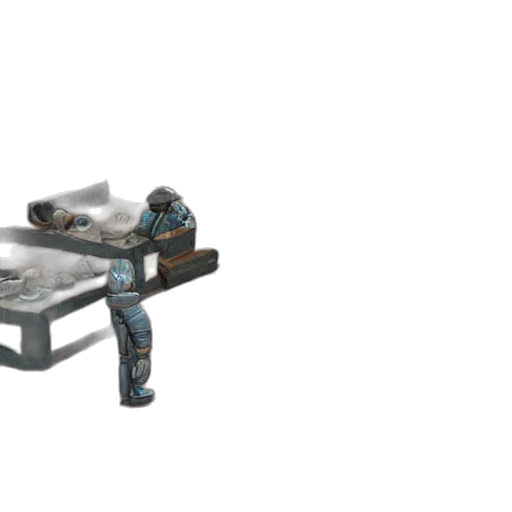 robot, weapon, furniture, staff transparent PNG cut-out