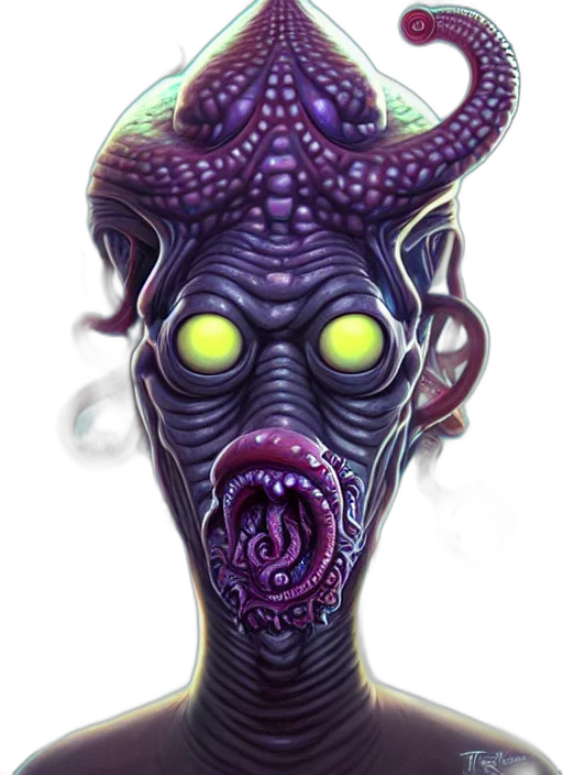 creature, mask, face, staff transparent PNG cut-out