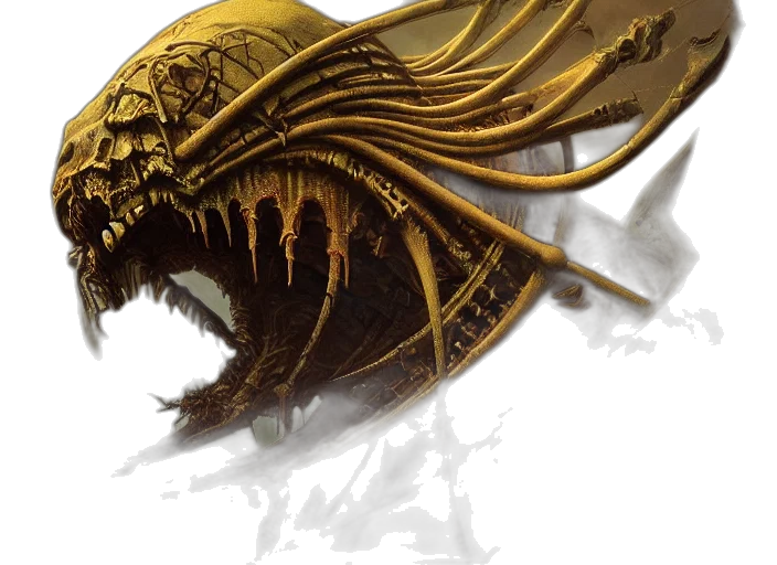 dragon, mask, creature, crown transparent PNG cut-out