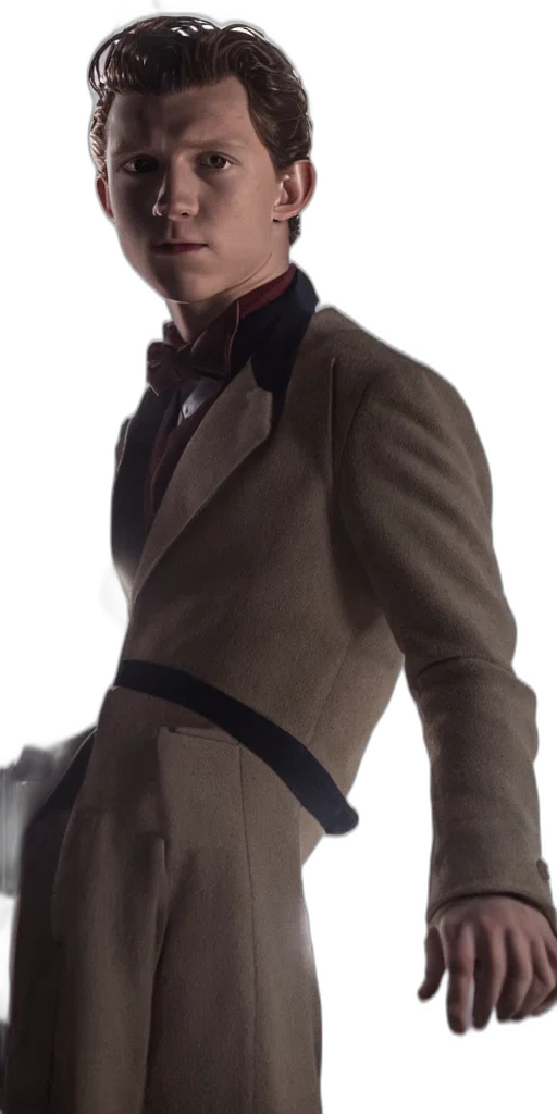 jacket, staff, hat, face transparent PNG cut-out