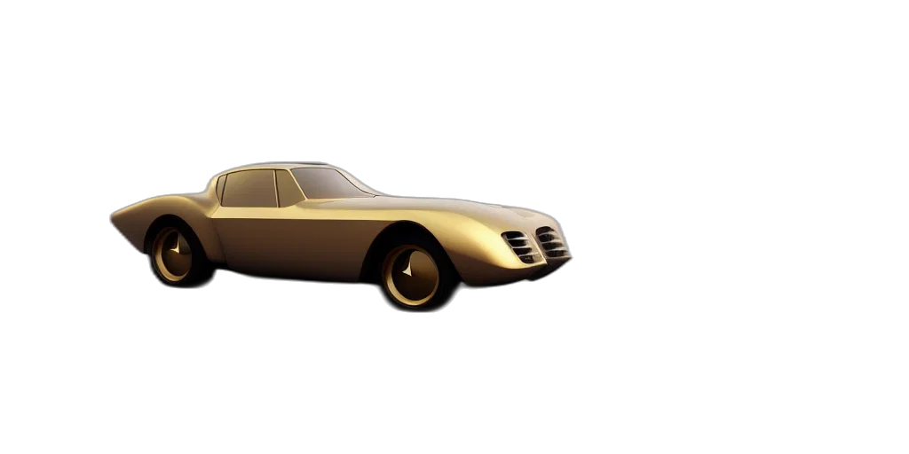 car, 3d render, concept art, photorealistic transparent PNG cut-out