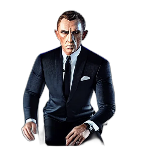 face, jacket, staff, photorealistic transparent PNG cut-out