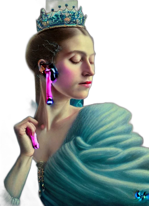 jewelry, staff, cyberpunk, vaporwave transparent PNG cut-out