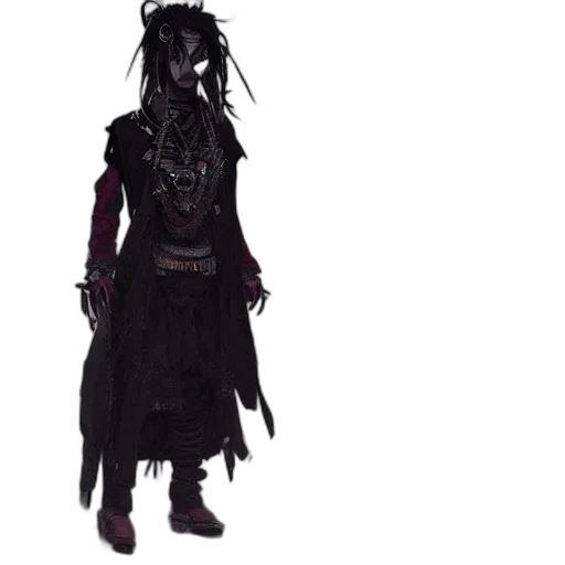 mask, staff, creature, dress transparent PNG cut-out