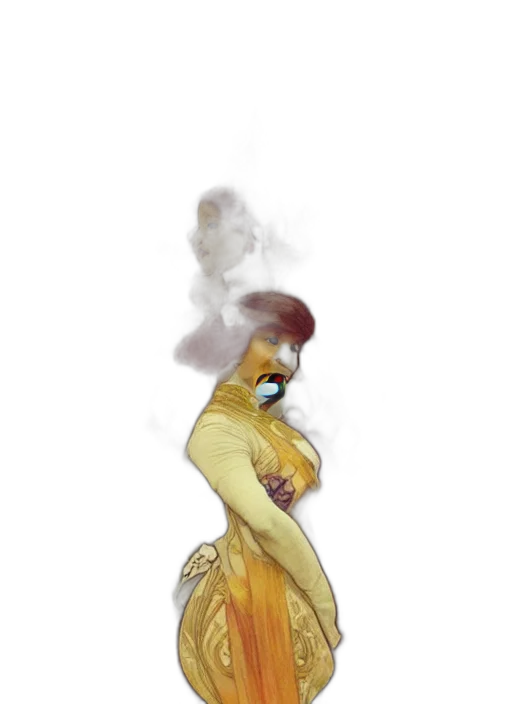 dress, mask, dragon, creature transparent PNG cut-out