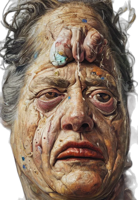 face, mask, creature, crown transparent PNG cut-out