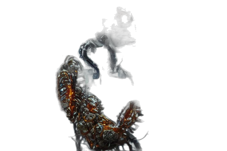dragon, creature, animal, robot transparent PNG cut-out