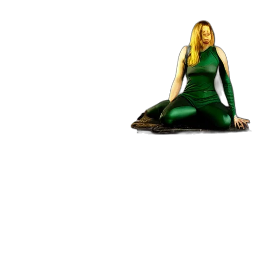 dress, staff, 3d render, concept art transparent PNG cut-out