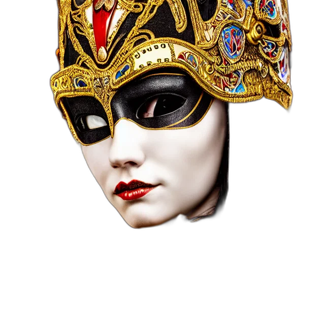 mask, crown, jewelry, hat transparent PNG cut-out