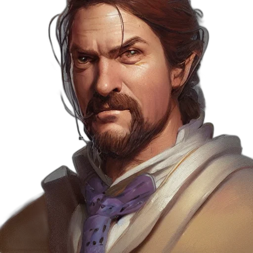 face, staff, sword, fantasy art transparent PNG cut-out