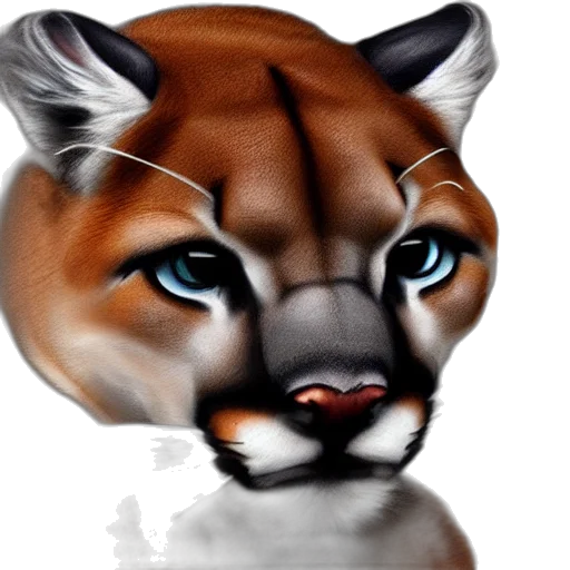 animal, photorealistic, 3d render, fantasy art transparent PNG cut-out