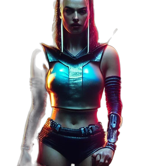 robot, sword, weapon, staff transparent PNG cut-out