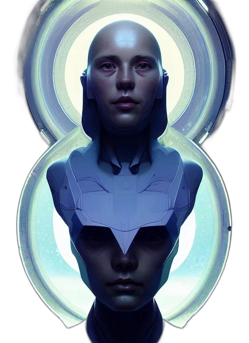 robot, face, mask, creature transparent PNG cut-out