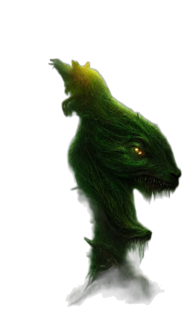 dragon, creature, animal, staff transparent PNG cut-out