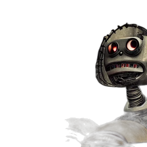 robot, creature, mask, face transparent PNG cut-out