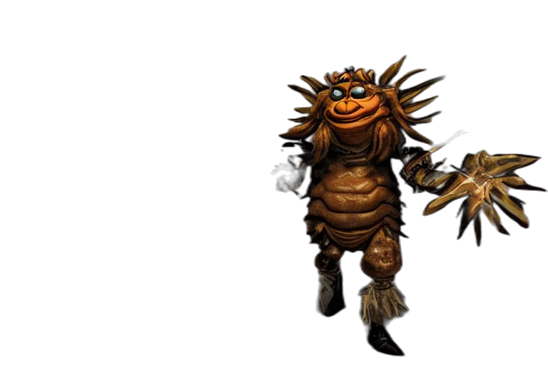 creature, staff, animal, dragon transparent PNG cut-out